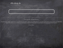 Tablet Screenshot of dth-shop.de